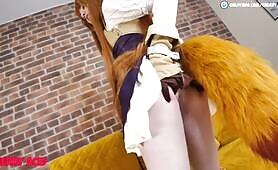 Raphtalia cosplayer loves getting rough ass fucking - Cosplay Porn Tube